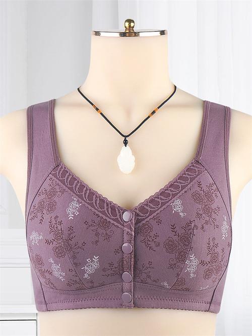 带乳罩的女人穿的一款简约、时尚的棉质文胸