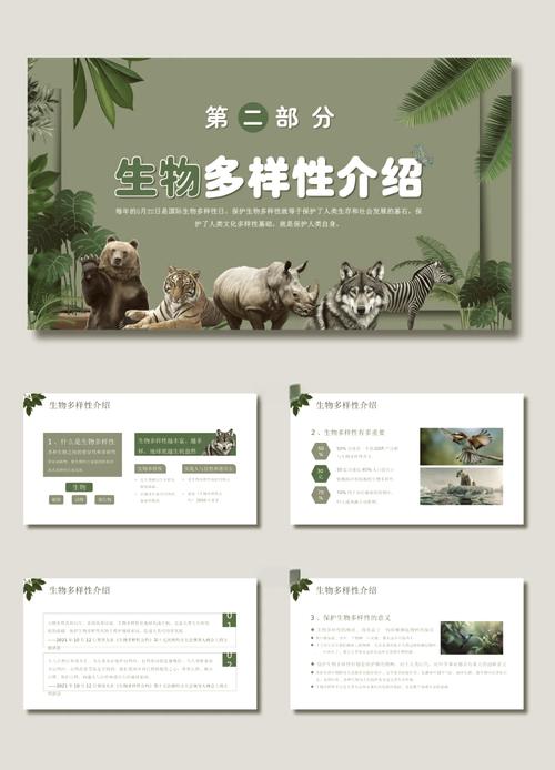 精美实用的人与动物 ppt 免费模板,助你提升演示效果