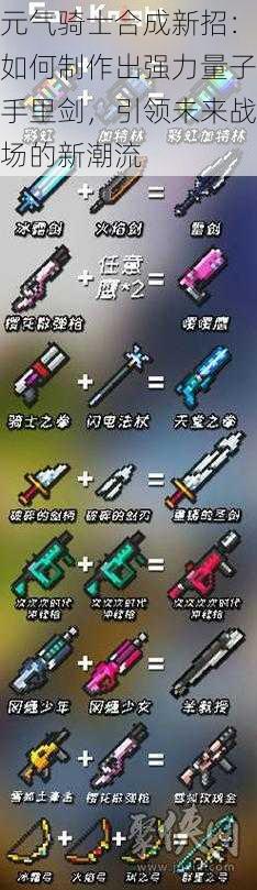 元气骑士合成新招：如何制作出强力量子手里剑，引领未来战场的新潮流