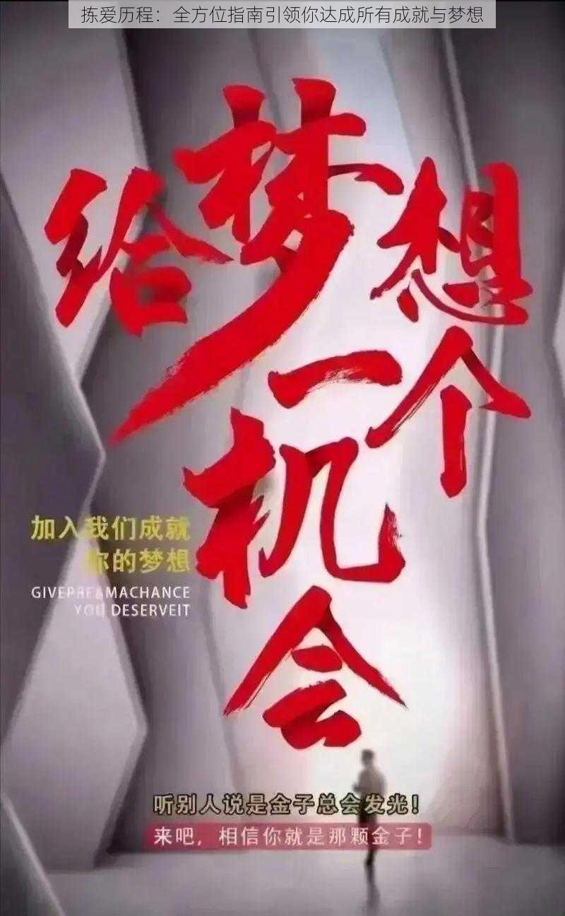 拣爱历程:全方位指南引领你达成所有成就与梦想