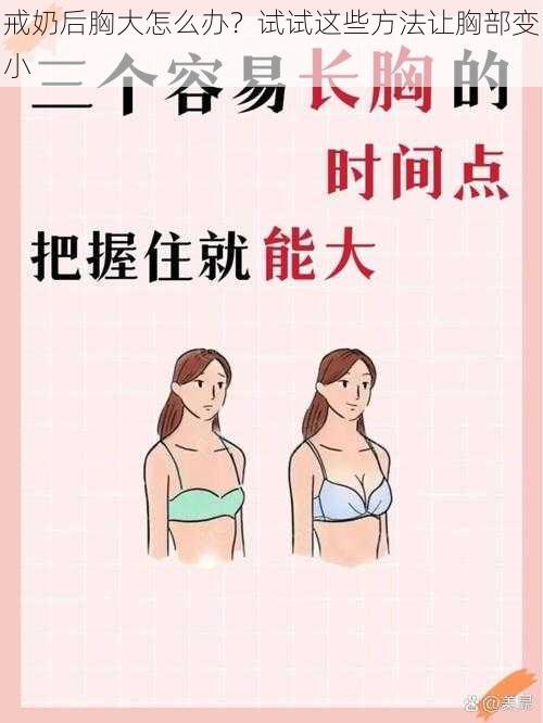戒奶后胸大怎么办？试试这些方法让胸部变小
