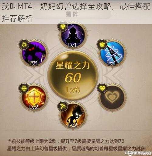 我叫MT4：奶妈幻兽选择全攻略，最佳搭配推荐解析