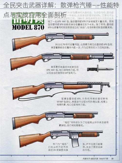 全民突击武器详解:散弹枪汽锤——性能特点与实战应用全面剖析