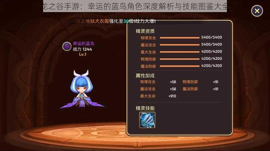 龙之谷手游:幸运的蓝鸟角色深度解析与技能图鉴大全