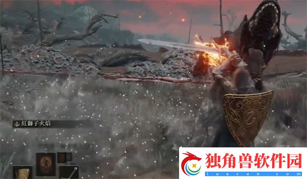 艾尔登法环战灰红狮子在哪里