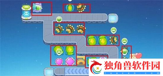 保卫萝卜4阿波尼克号第四十四关通关技巧