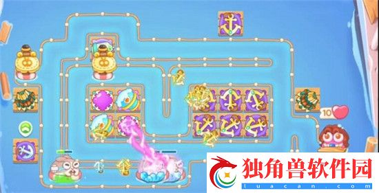 保卫萝卜4阿波尼克号第五十关通关技巧