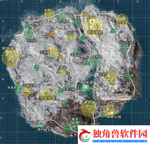 绝地求生刺激战场雪地地图打野点推荐