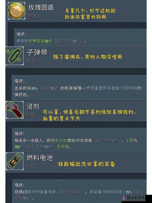 雨中冒险2工匠出装与装备推荐介绍