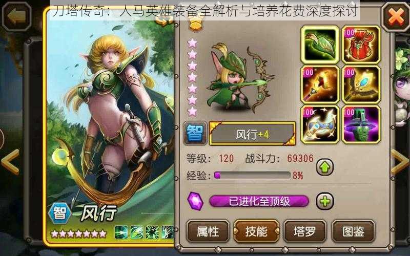 刀塔传奇:人马英雄装备全解析与培养花费深度探讨