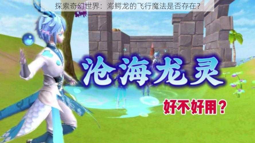 探索奇幻世界:海鳄龙的飞行魔法是否存在?