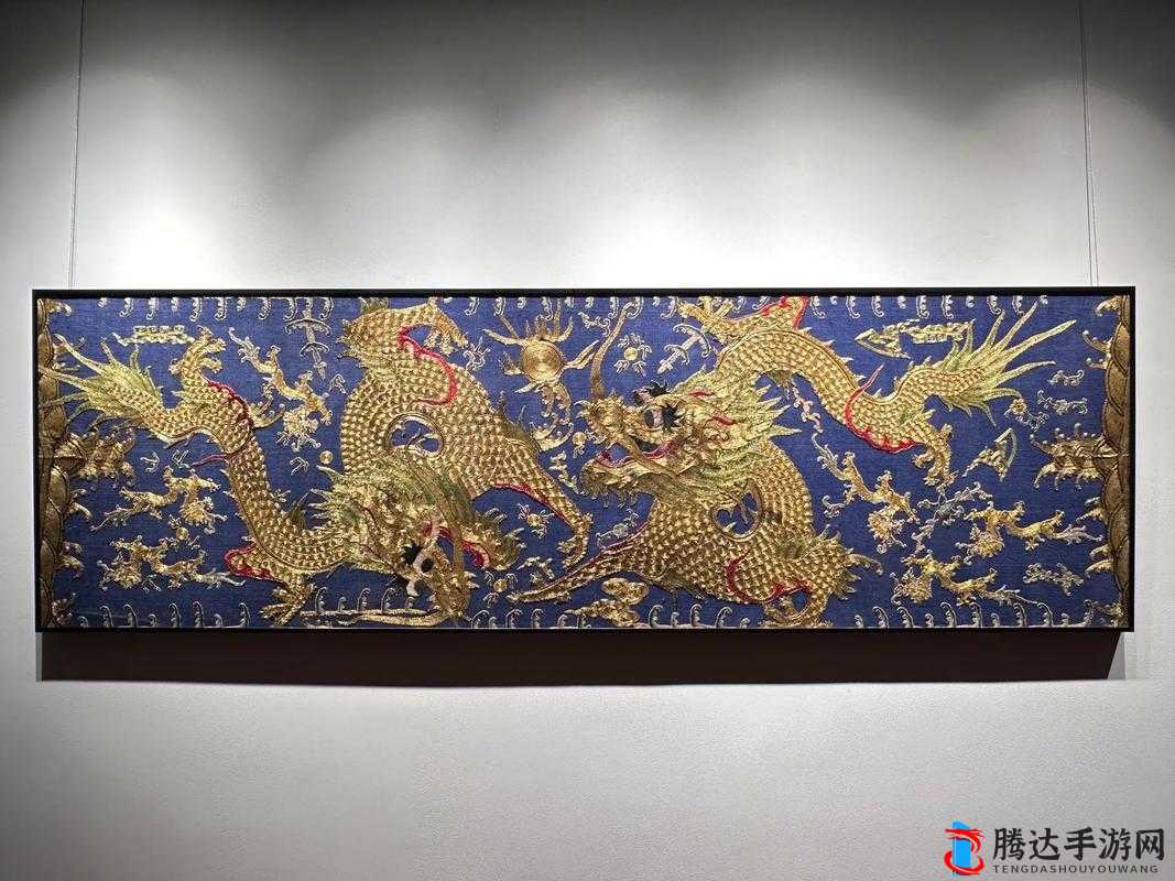 佛帐潮绣凸浮双龙耳帐视频:精美绝伦的传统工艺展示