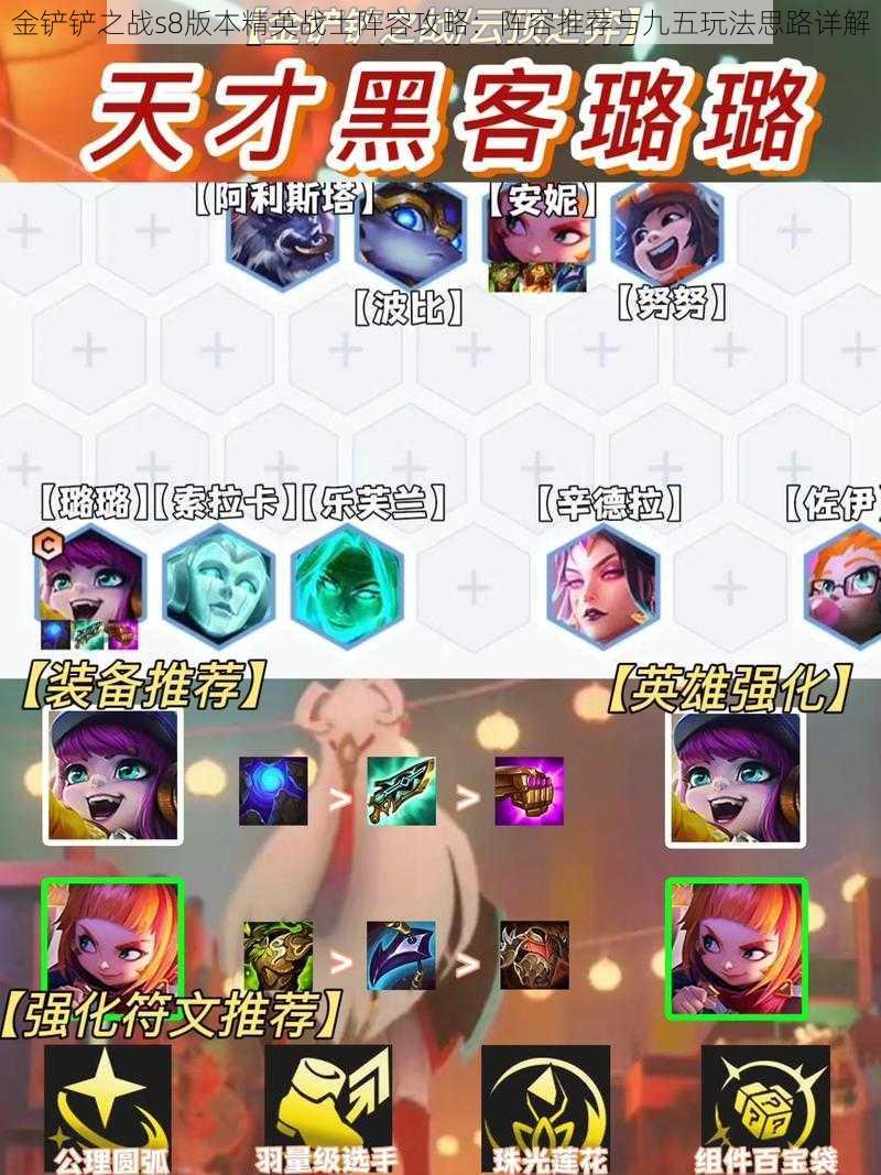 金铲铲之战s8版本精英战士阵容攻略:阵容推荐与九五玩法思路详解