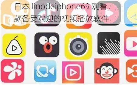 日本 linodeiphone69 观看,一款备受欢迎的视频播放软件