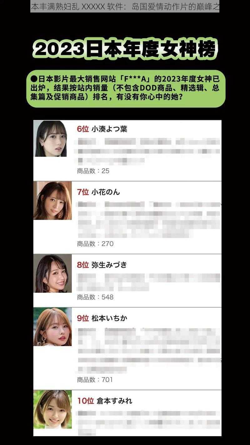 日本丰满**乱 XXXXX 软件:岛国爱情动作片的巅峰之作