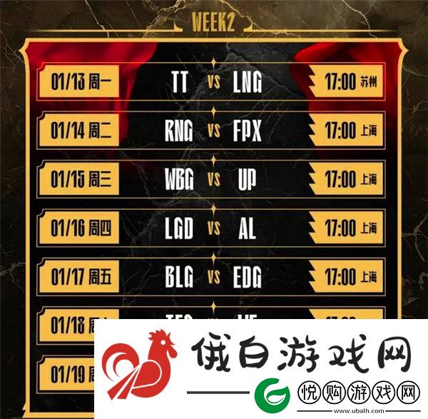 英雄联盟lpl2025春季赛赛程公布