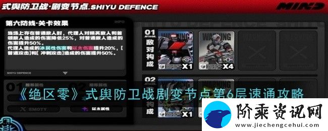 绝区零式舆防卫战剧变节点第6层怎么打