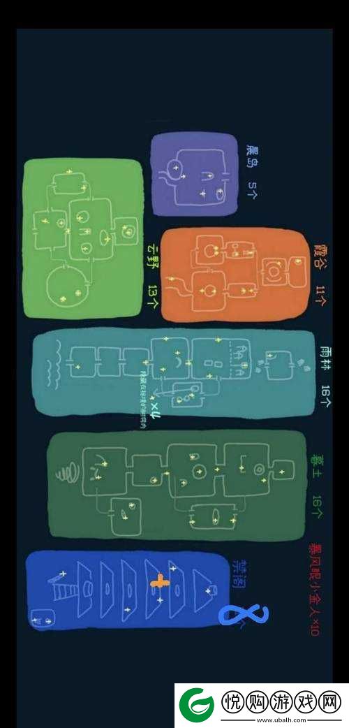 Sky光遇云野第二章全面攻略，详尽解析光之翼位置一览