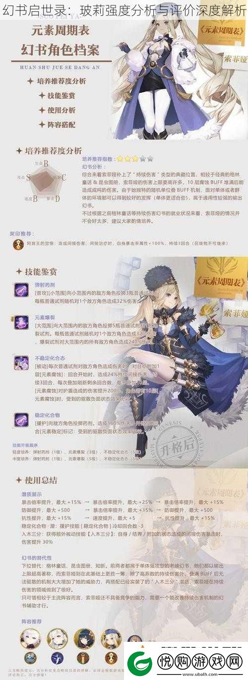 幻书启世录：玻莉强度分析与评价深度解析