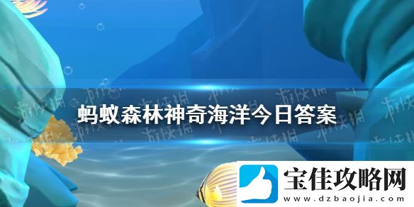 蓝藻都是蓝色的吗-神奇海洋1月1日答案
